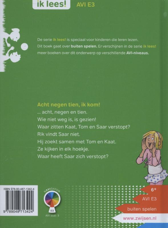 Achterkant van Acht negen tien, ik kom!