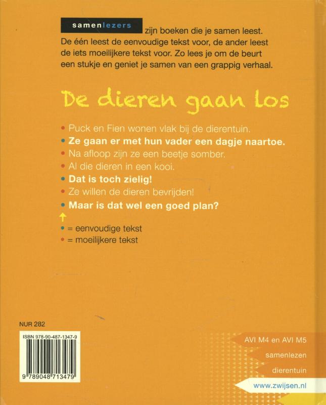 Achterkant van De dieren gaan los