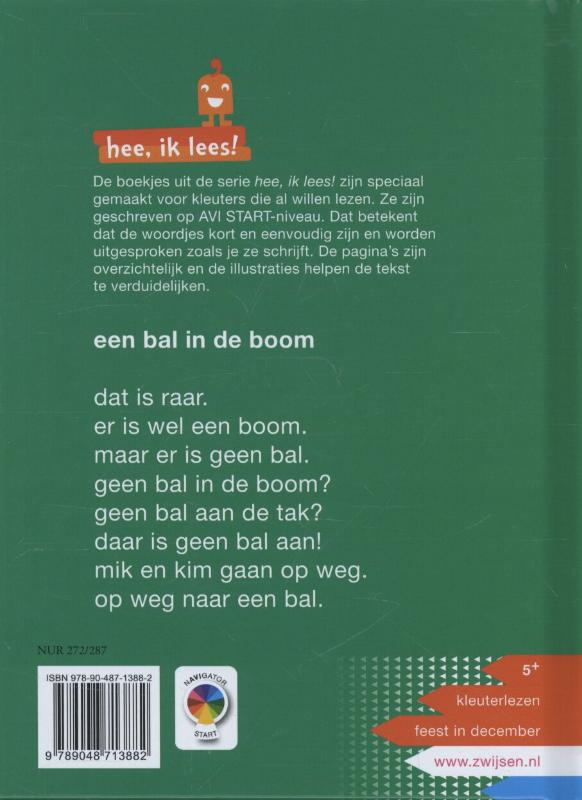 Achterkant van Een bal in de boom