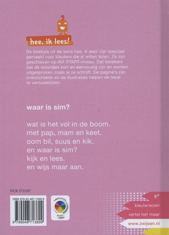Achterkant van Waar is sim?