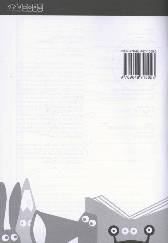 Achterkant van Toetsboek
