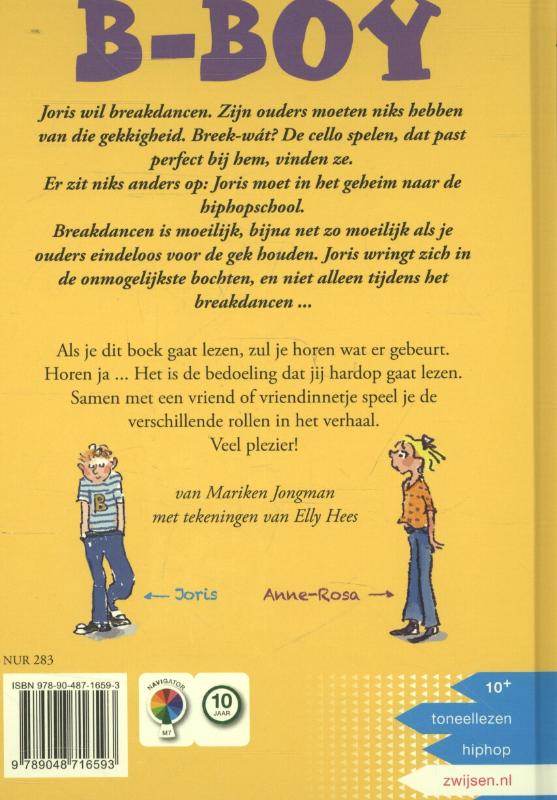 Achterkant van B-boy