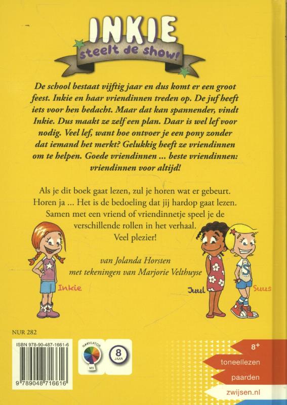 Achterkant van Inkie steelt de show