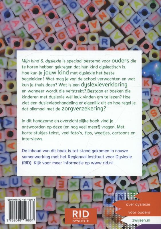 Achterkant van Mijn kind en dyslexie