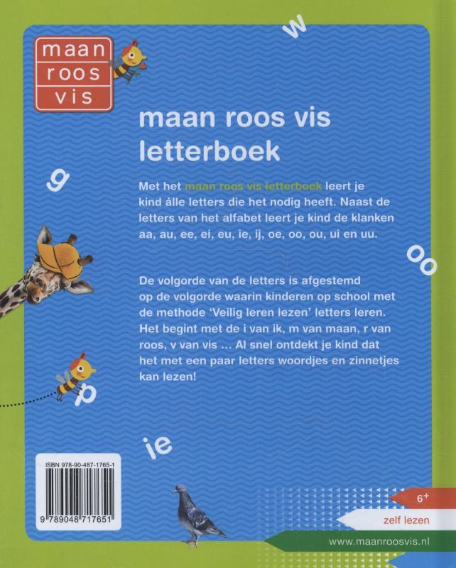 Achterkant van Letterboek