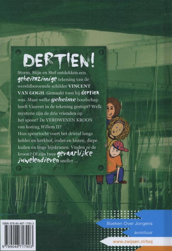 Achterkant van Dertien!