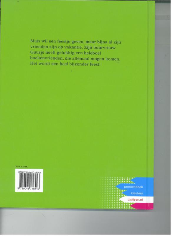 Achterkant van Het boekenfeest