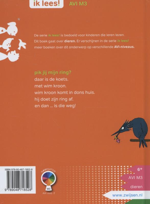 Achterkant van Pik jij mijn ring?
