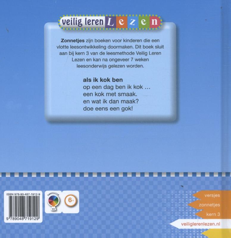 Achterkant van Als ik kok ben