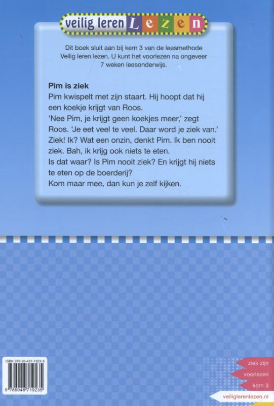 Achterkant van Pim is Ziek
