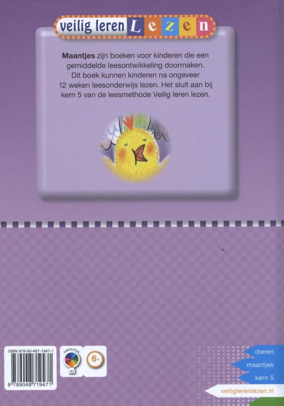 Achterkant van Pas op voor de vos!