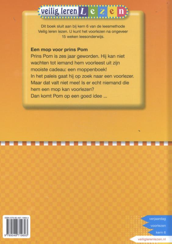 Achterkant van Een mop voor Prins Pom