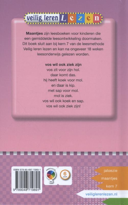 Achterkant van Vos wil ook ziek zijn