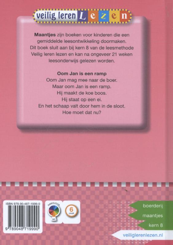 Achterkant van Oom Jan is een ramp