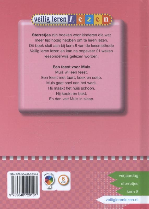 Achterkant van Een feest voor muis