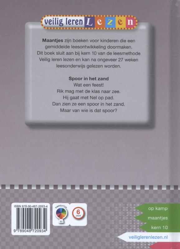 Achterkant van Spoor in het zand