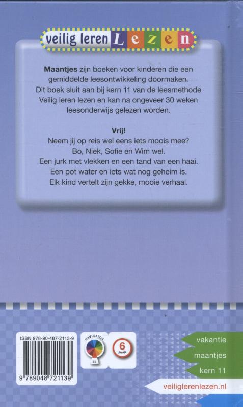 Achterkant van Vrij!