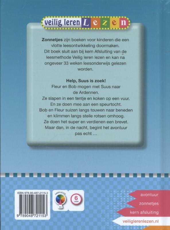 Achterkant van Help, Suus is zoek!