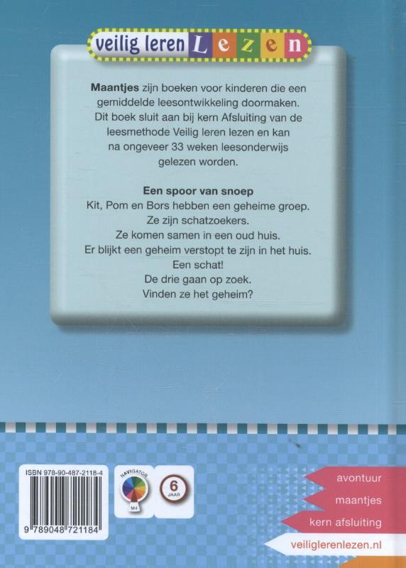 Achterkant van Een spoor van snoep