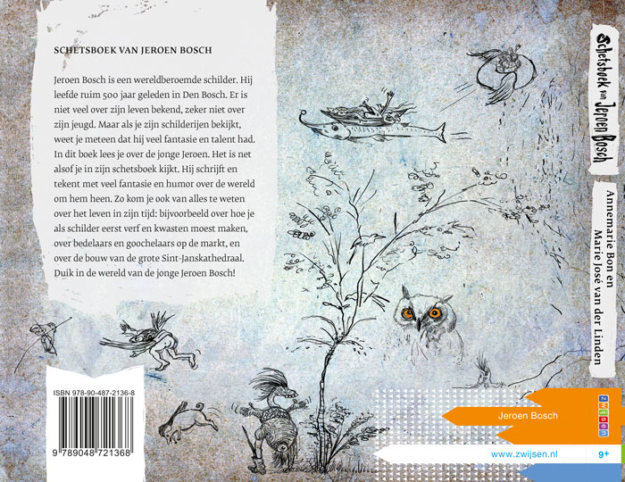 Achterkant van Schetsboek van Jeroen Bosch