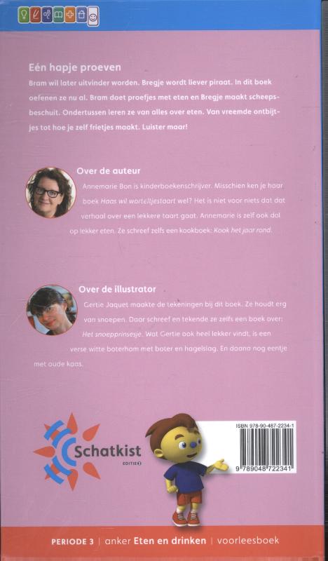 Achterkant van 3 Een hapje proeven