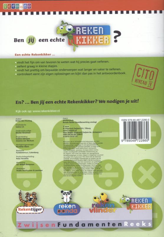 Achterkant van Geldrekenen