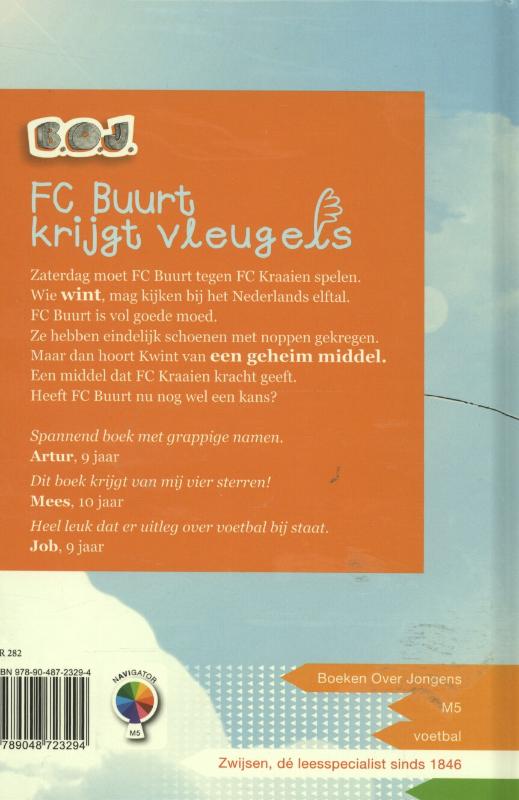 Achterkant van FC Buurt krijgt vleugels