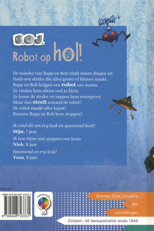 Achterkant van Robot op hol!