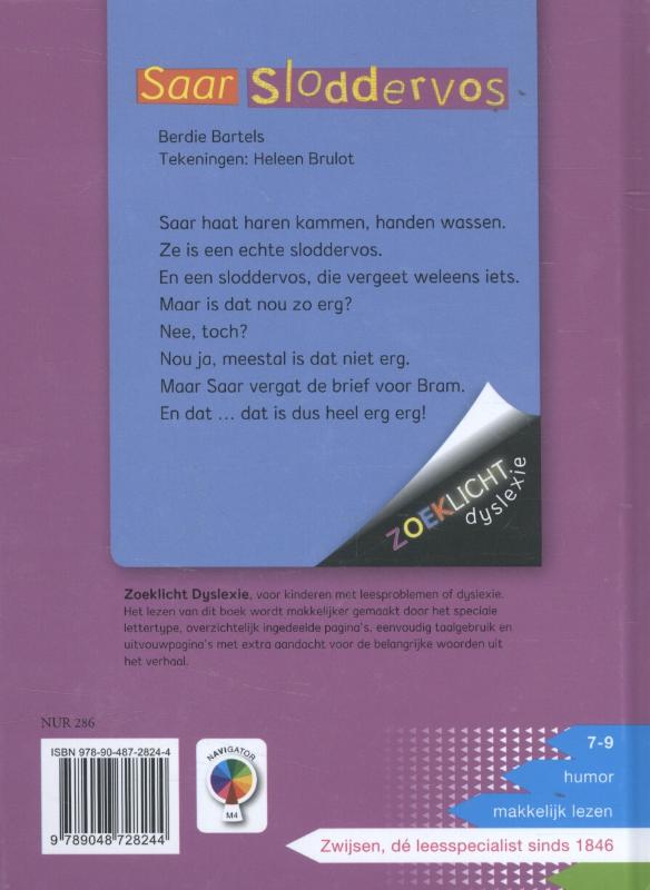 Achterkant van Saar Sloddervos