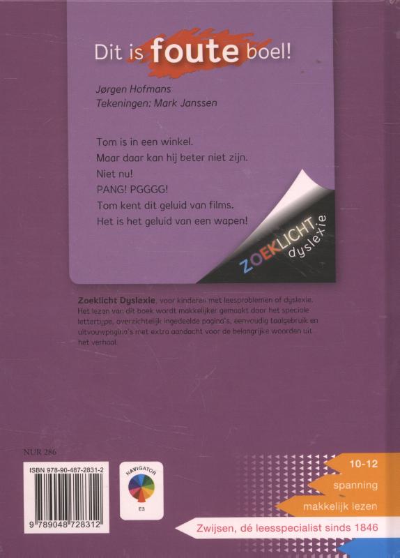 Achterkant van Dit is foute boel!