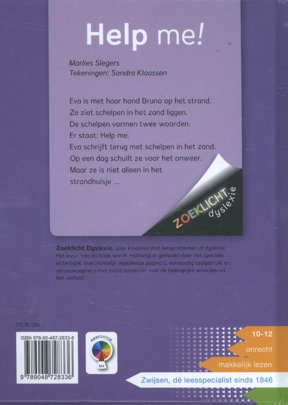 Achterkant van Help me!