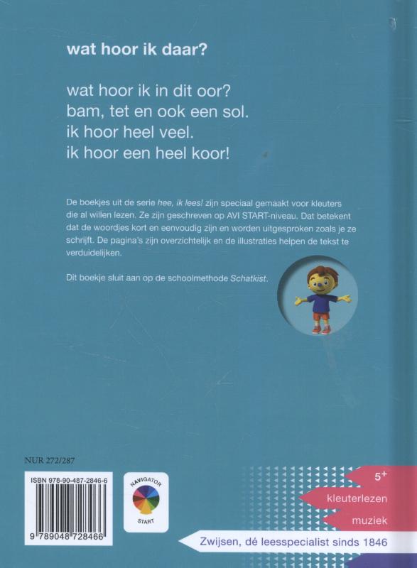 Achterkant van Wat hoor ik daar?