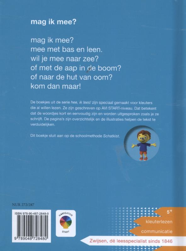 Achterkant van Mag ik mee?