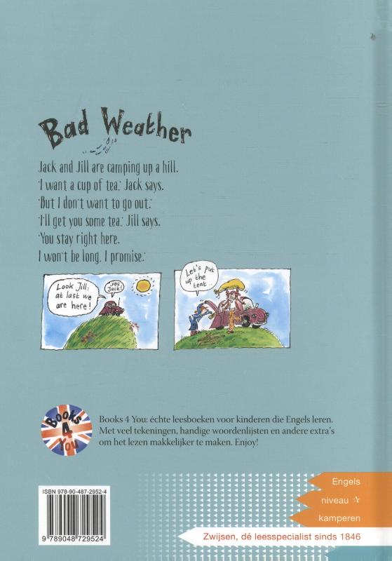 Achterkant van Bad weather