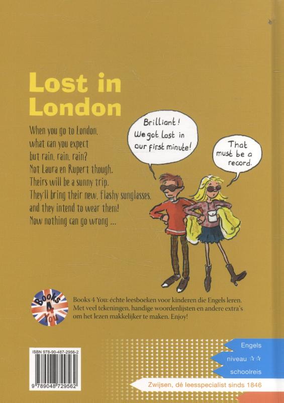Achterkant van Lost in London