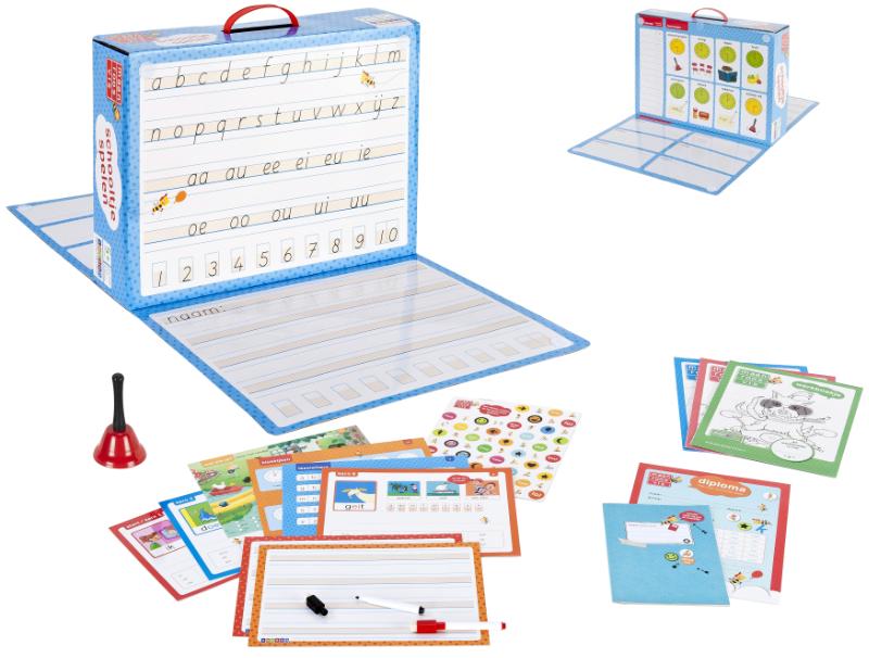 Achterkant van Schooltje spelen