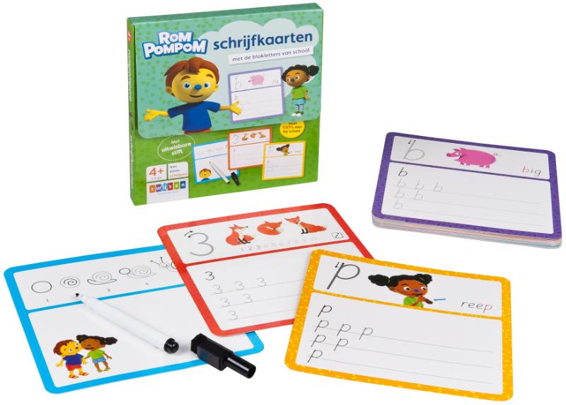 Achterkant van Rompompom schrijfkaarten