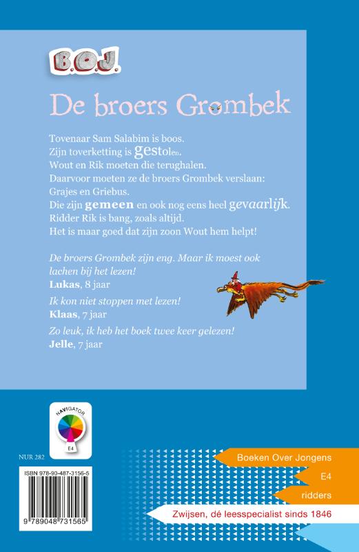 Achterkant van De broers Grombek