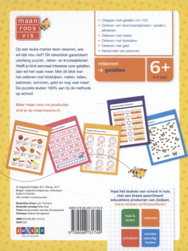 Achterkant van 6-8 jaar