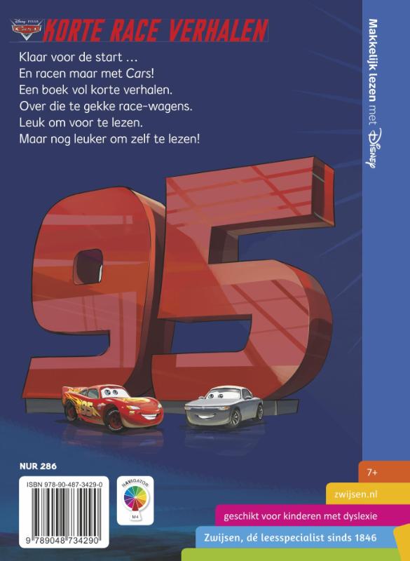 Achterkant van Cars korte race verhalen