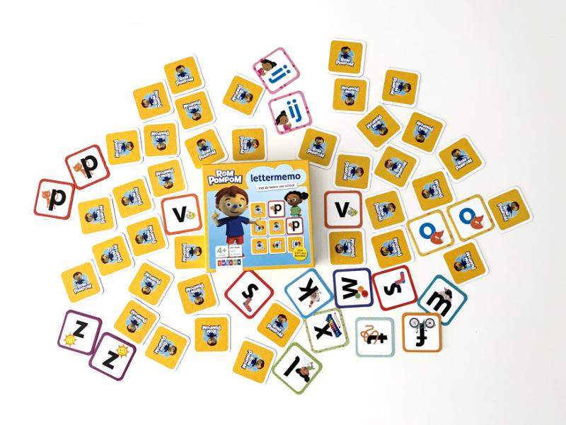 Achterkant van Lettermemo