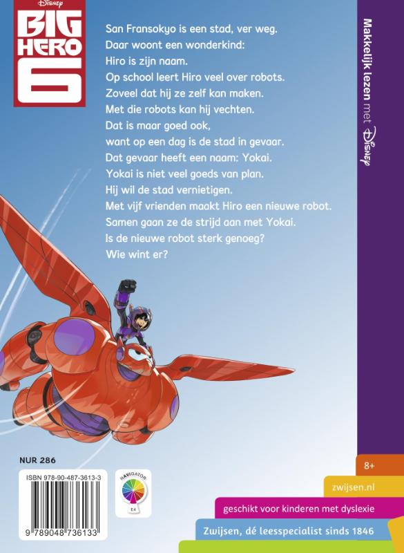 Achterkant van Big Hero 6