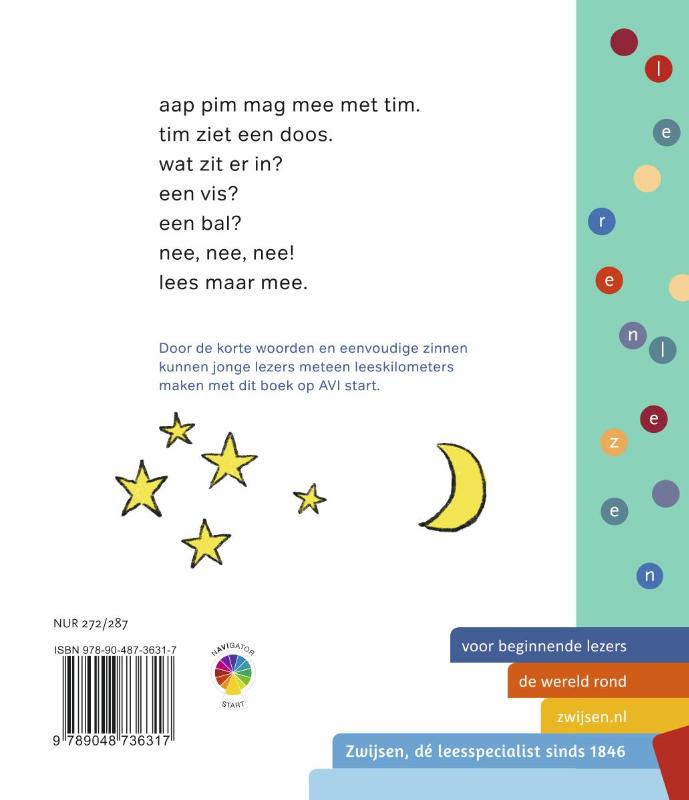 Achterkant van tim en pim