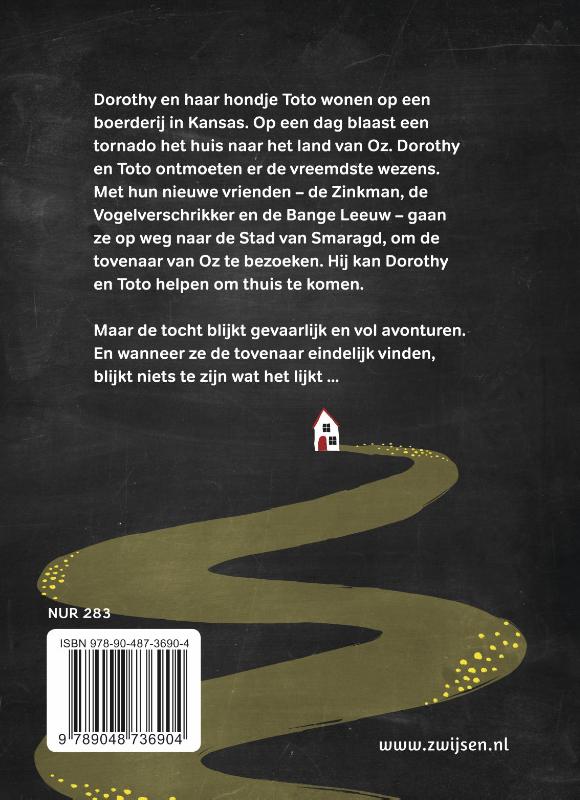 Achterkant van De wonderlijke tovenaar van Oz