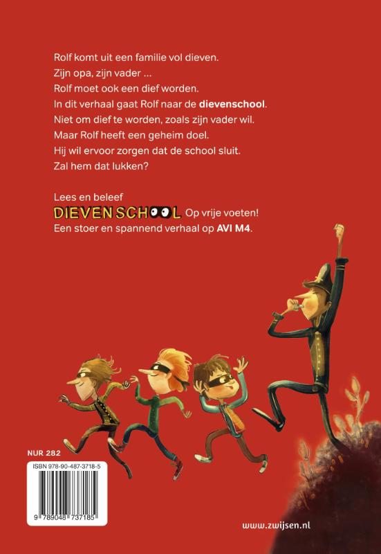 Achterkant van Op vrije voeten