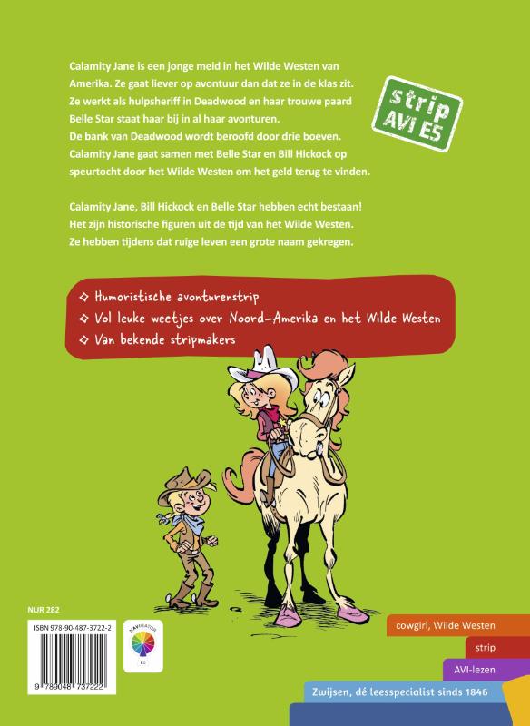 Achterkant van Calamity Jane