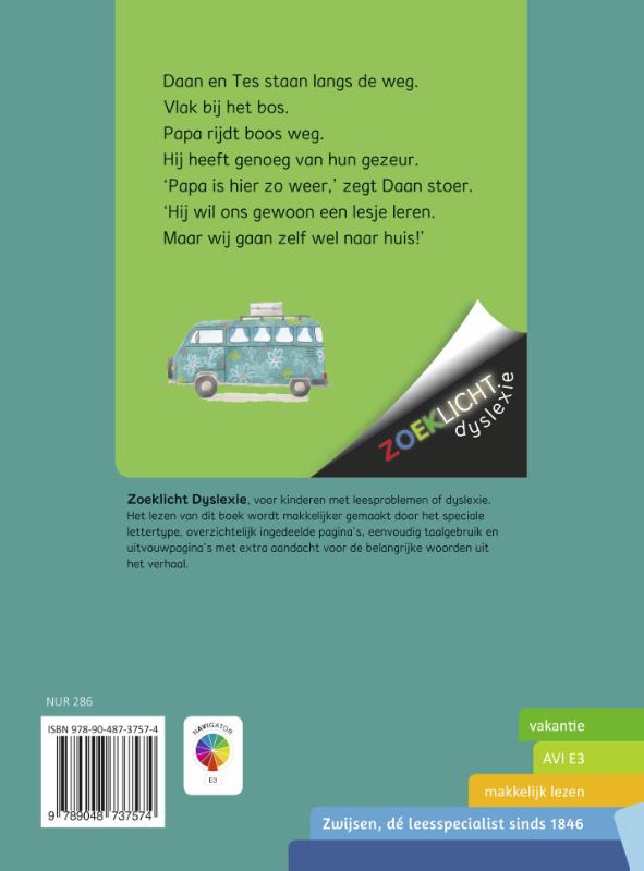 Achterkant van Een bos vol gevaar