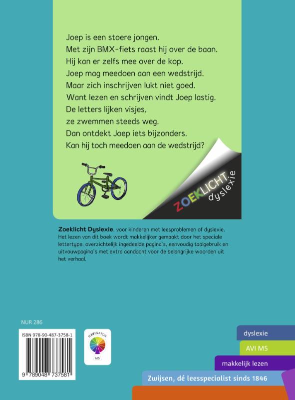 Achterkant van Net als Einstein