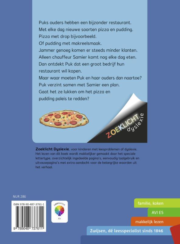 Achterkant van Puks pizza en pudding paleis