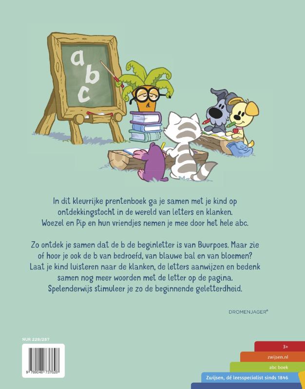 Achterkant van Het grote abc